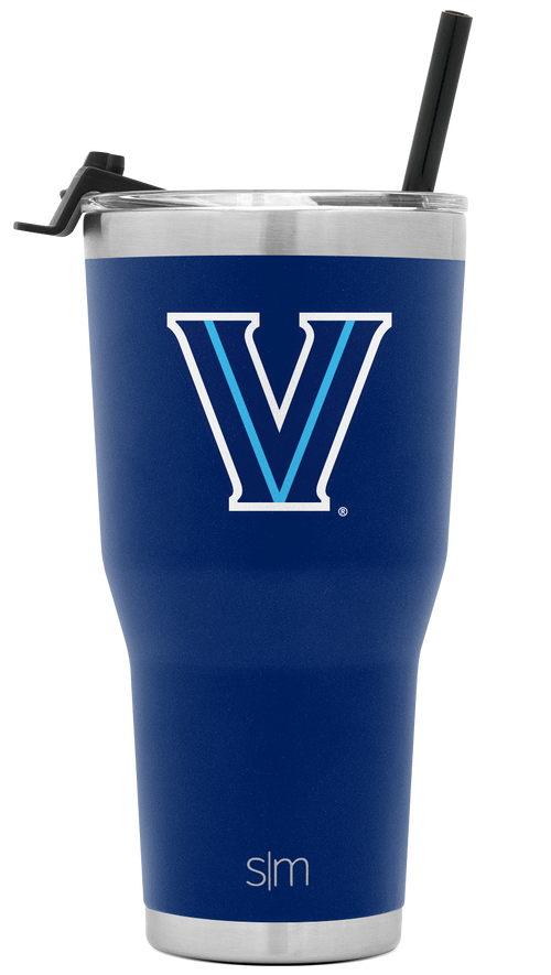 Collegiate Cruiser Tumbler with Flip Lid and Straw - Villanova